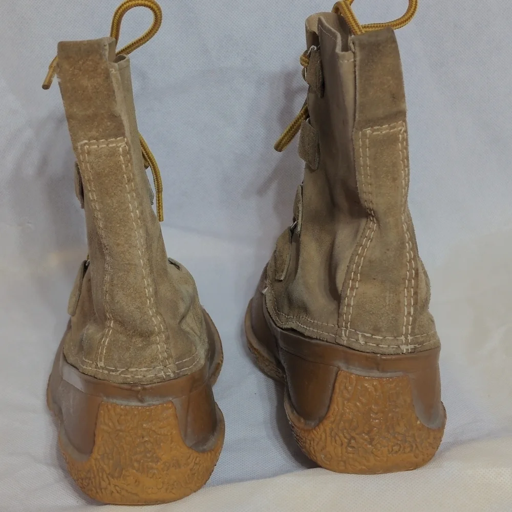 Vintage Sorel Sz 8 Tundra Tan Women's Combat Snow Boots